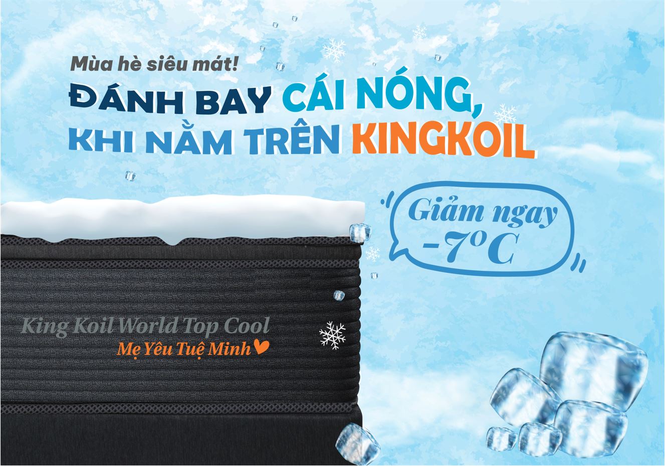 Nệm lò xo King Koil World Top Cool Nệm lò xo King Koil World Top Cool